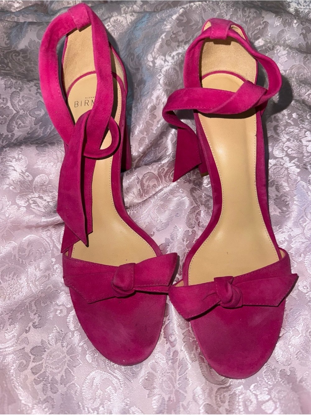 Alexandre Birman clarita Knot Ankle-Tie Heels